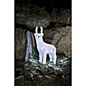 Konstsmide LED-Weihnachtsdekoleuchte Rentier (29 x 11,5 x 38 cm, Weiß, Netzbetrieben, LED) | BAUHAUS