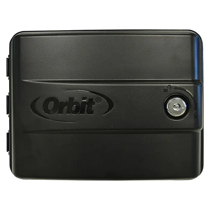 Orbit Programador de riego Easy Set Logic 4 - Tiempo de riego: 1 min - 99 min - Cubierta del controlador de riego Orbit. Orbit es una marca de sistemas de riego innovadores y fáciles de usar para jardines domésticos.