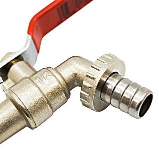 Llave de paso (Dimensión conexión: ¾″/½″, Latón)