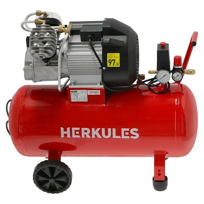 Herkules Kompressor-Set BAUHAUS-Edition2,2 kW, 10 bar, 2.850 U/min Right Side View