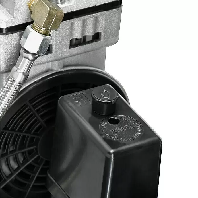 Herkules Pro-Line Kompressor Siltek 24 - 1.000 W, Max. Druck: 8 bar, 24 l - Detailaufnahme