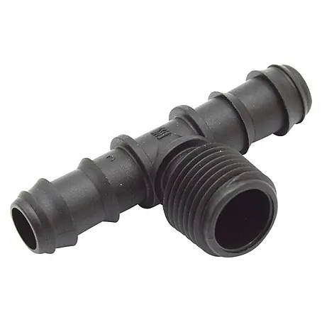 Pieza T Goteo macho 1/2"