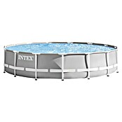 Intex Frame-Pool-Set Prism Rondo (Ø x H: 457 x 107 cm, 14,61 m³, Grau)