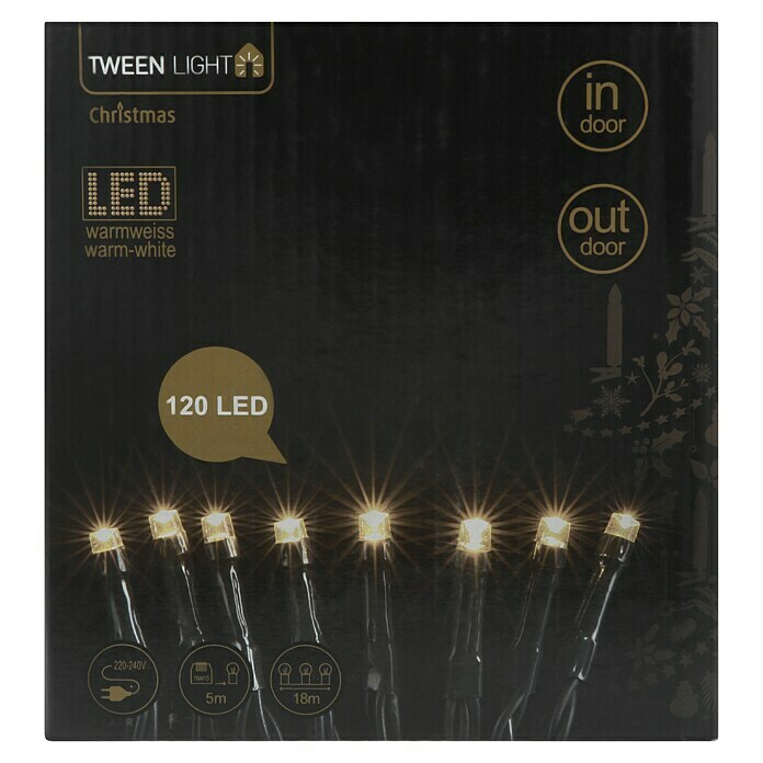 Tween Light LED-Lichterkette (Mit Aufbewahrungsbox, Anzahl LED: 120 Stk., 27,85 m)