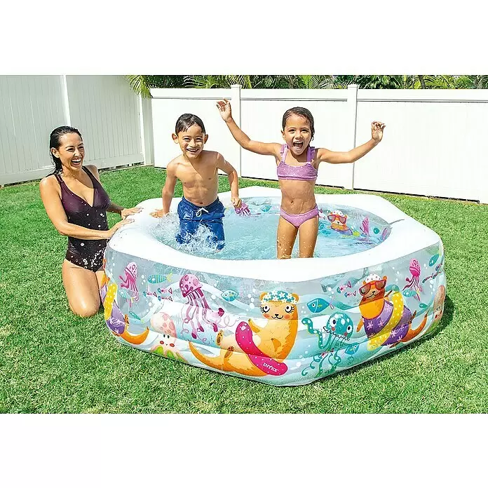 Intex Ozean Reef Planschbecken - 191 x 178 x 61 cm - Anwendungsbeispiel