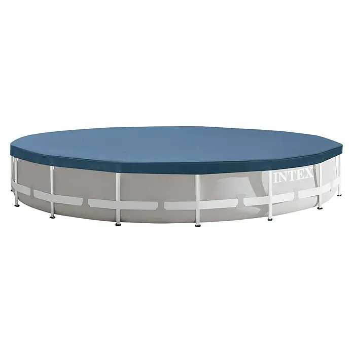 Intex Pool-Abdeckplane - Durchmesser: 457 cm, Passend für: Intex Frame Pool Ø 457 cm, Rund - Abgedeckter runder Intex-Pool, ideal zum Schutz des Wassers vor Verunreinigungen und zur Wärmespeicherung.‎