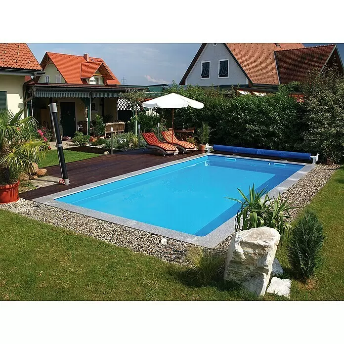 Steinbach Bausatz-Pool Basic 1 - L x B x H: 600 x 300 x 150 cm, 26.000 l - Stimmungsaufnahme