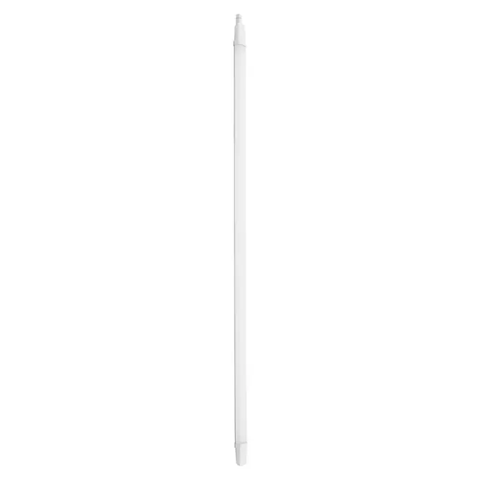 Ritter Leuchten LED-Feuchtraumlichtleiste Super Slim - L x B x H: 153 x 5,3 x 3,5 cm, Lichtfarbe: Neutralweiß, 24 W, IP65 - Produktabbildung einer schlanken, weißen Wassersäule, die ein modernes und sauberes Aussehen für die Wasseraufbereitung bietet.