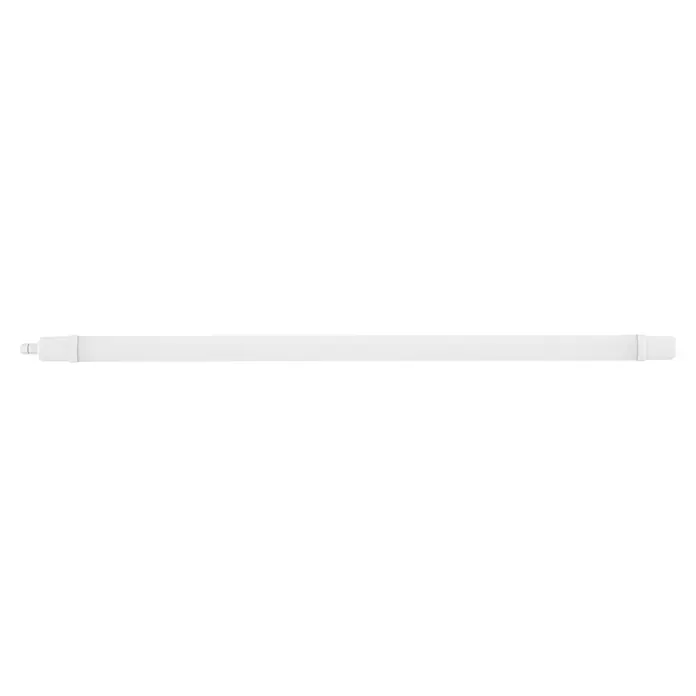 Ritter Leuchten LED-Feuchtraumlichtleiste Slim Pro - L x B x H: 116 x 4,3 x 3,3 cm, Lichtfarbe: Neutralweiß, 36 W, IP65 - Produktbild einer schlanken, weißen LED-Röhre, die sich ideal für moderne Beleuchtungskonzepte eignet. Ihre Bauweise verspricht eine gleichmäßige Lichtverteilung.