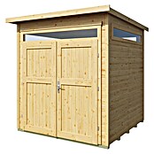 Weka Gartenhaus 265 Gr. 2 (Außenmaß inkl. Dachüberstand (B x T): 220 x 250 cm, Holz, Natur) | BAUHAUS