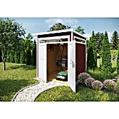 Weka Gartenhaus 265 Gr. 2 (Außenmaß inkl. Dachüberstand (B x T): 220 x 250 cm, Holz, Schwedenrot) | BAUHAUS