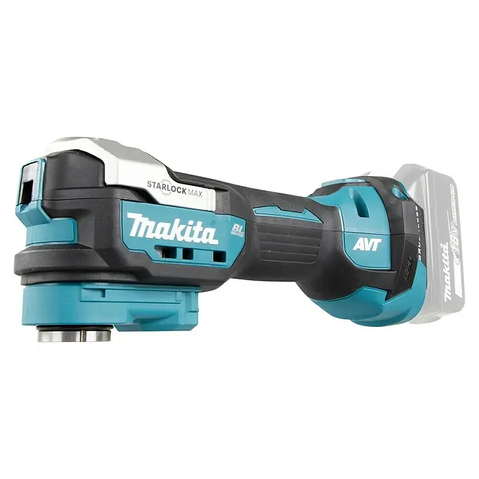 Makita LXT 18V Akku-Multifunktionswerkzeug DTM52 - 18 V, Ohne Akku - Makita Akku-Multifunktionswerkzeug mit STarlock Max und AVT-Technologie für vibrationsarmes Arbeiten. Ideal für diverse Anwendungen.