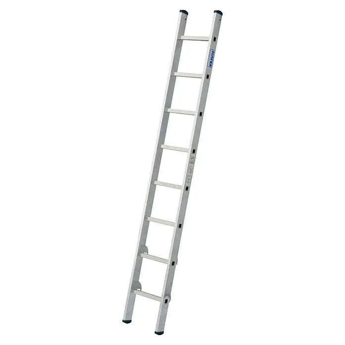 Krause Stabilo Mehrzweckleiter - Anzahl Tritte: 24 Stk., Arbeitshöhe: 6,05 m, Belastbarkeit: 150 kg, Aluminium - Silberne Aluminium-Leiter der Marke Krause mit acht Sprossen für den vielseitigen Einsatz im Innen- und Außenbereich.