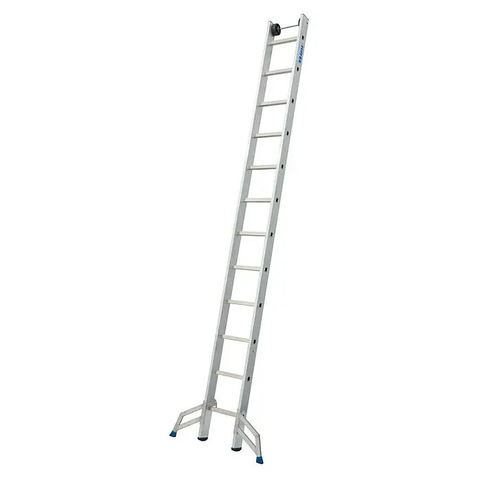 Krause Stabilo Mehrzweckleiter - Anzahl Tritte: 36 Stk., Arbeitshöhe: 9,3 m, Belastbarkeit: 150 kg, Aluminium - Die Krause Vielzweckleiter bietet Flexibilität und Sicherheit für Arbeiten in verschiedenen Höhen, ideal für Profis und Heimwerker.
