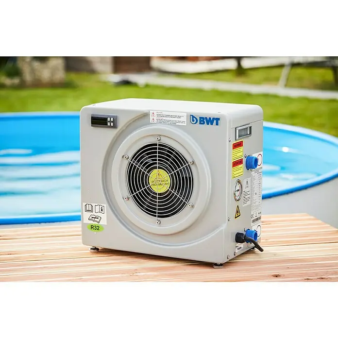 BWT Wärmepumpe Plug & Play 25 - Passend für: Pools bis 25.000 l Beckeninhalt - Poolwärmepumpe der Marke BWT. Sie sorgt für angenehme Temperaturen im Pool und ist einfach zu bedienen.
