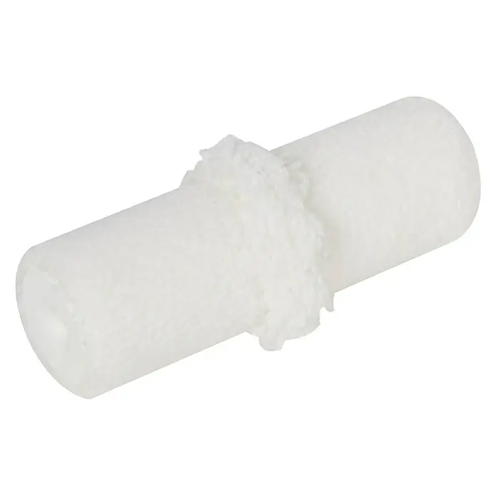 Profi Depot by Storch-Ciret Ersatzwalze - Breite Walze: 12 cm, Bügelstärke: 6 mm, Florhöhe: 5 mm - 8 mm - Ein weißer Farbrolleraufsatz, ideal für glatte Oberflächen, mit flauschigem Überzug für gleichmäßiges Auftragen der Farbe.