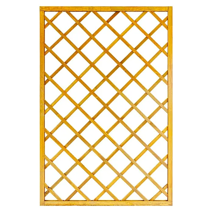 Andrewex Rankgitter Nancy - 120 x 180 cm, Pinie - Holzzaun-Gitter mit Rautenmuster. Attraktives Gartenelement, perfekt für Kletterpflanzen und als dekorativer Sichtschutz im Außenbereich.