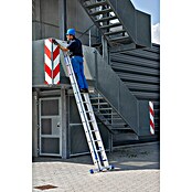 Krause Stabilo Sprossen-Mehrzweckleiter +S (Arbeitshöhe: 6,7 m, Anzahl Tritte: 2 x 12 Sprossen, Aluminium)