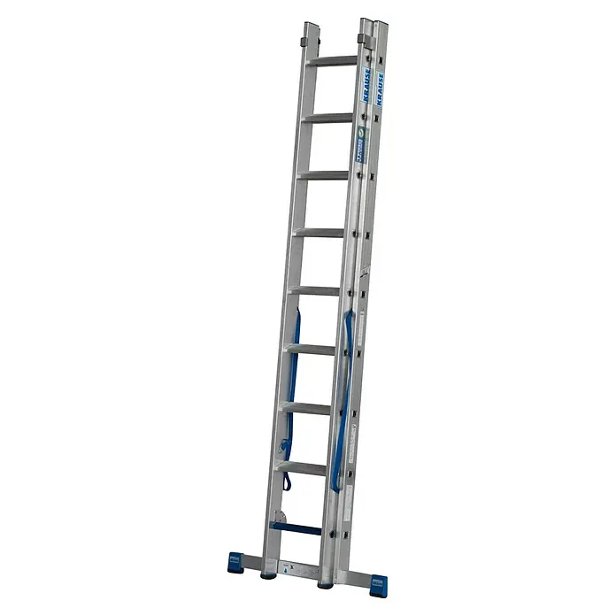 Krause Stabilo Mehrzweckleiter +S - Anzahl Tritte: 18 Stk., Arbeitshöhe: 5,15 m, Aluminium - Aluminium-Mehrzweckleiter von Krause. Diese Leiter ist vielseitig einsetzbar und bietet sicheren Stand für Arbeiten in verschiedenen Höhen.