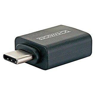 Schwaiger USB-adapter 3.1 (Zwart, USB C-stekker)
