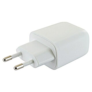 Schwaiger USB-laadadapter USB & USB-C (Wit, USB A-aansluiting, USB C-aansluiting)