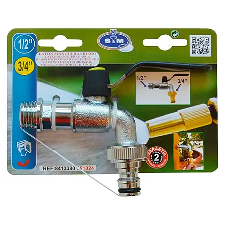 Grifo de descarga toma automática