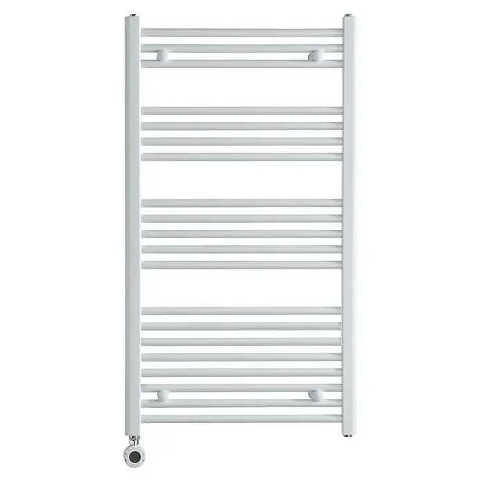 Essentials Elektro-Badheizkörper Smart Home - B x H: 600 x 1.200 mm - Heizkörper Handtuchwärmer in Weiß, Heizkörper zur Badgestaltung.