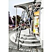 Sprossen-Gelenk-Teleskopleiter (Arbeitshöhe: 6,05 m, 4 x 5 Sprossen, Treppenfunktion, Aluminium)