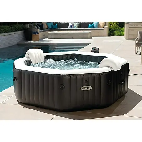 Intex Pure Spa Mobil-Whirlpool Octagon Bubble Jet