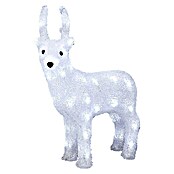 Konstsmide LED-Weihnachtsdekoleuchte Rentier (29 x 11,5 x 38 cm, Weiß, Netzbetrieben, LED) | BAUHAUS