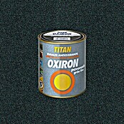 Oxiron Esmalte para metal (Negro, 4 l, Grano fino, Base solvente)