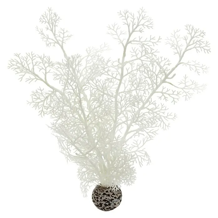 biOrb Deko-Set für Aquarien Pink Ocean - 12 -tlg., Violett/Weiß, Passend für: Aquarien ab 30 l - Künstliche Aquarium Pflanze mit weißem Korallen Design und detailreicher Gestaltung für eine realistische Unterwasserwelt.