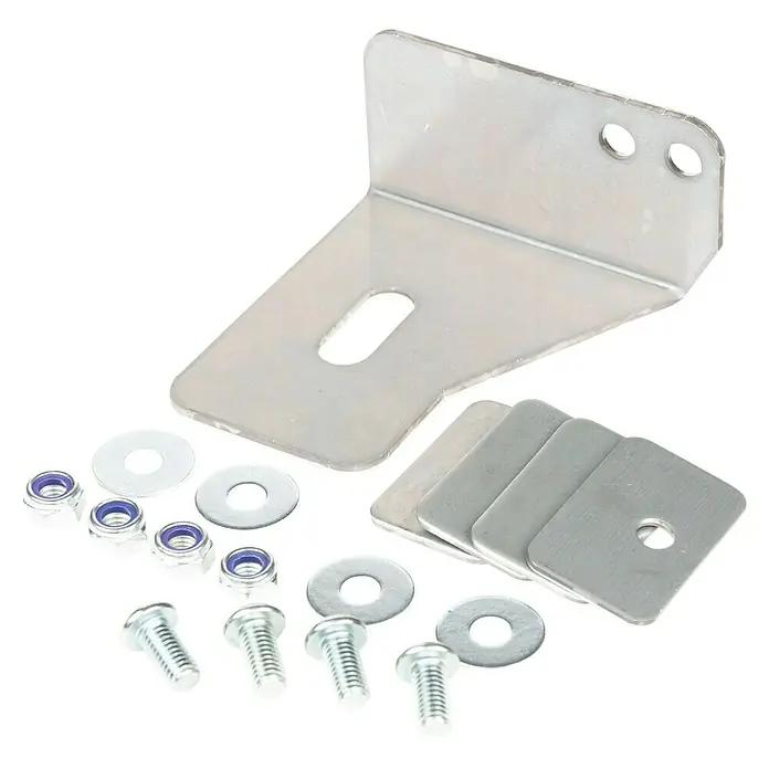 Stema Anhänger-Kotflügel - Links, Material: Stahlblech - Metallhalterung mit Schrauben, Muttern und Unterlegscheiben. Das Montageset enthält alles für eine sichere und stabile Befestigung.