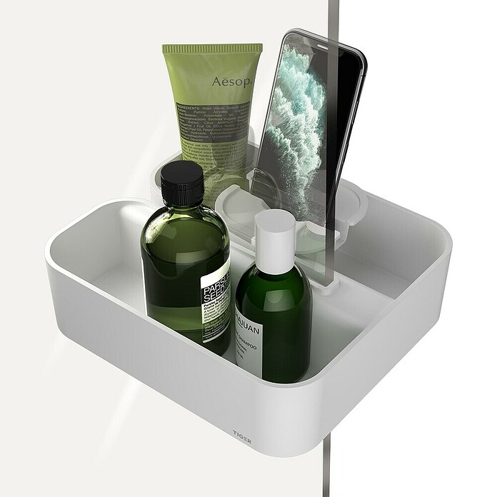 Tiger Douchekorf 2-Store (233 x 208 x 106 mm, Wit) | BAUHAUS