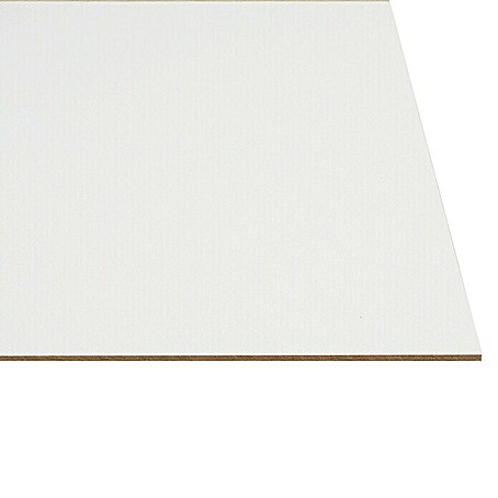 Hartfaserplatte Fixmaß (Weiß, 1.200 x 600 x 3 mm)