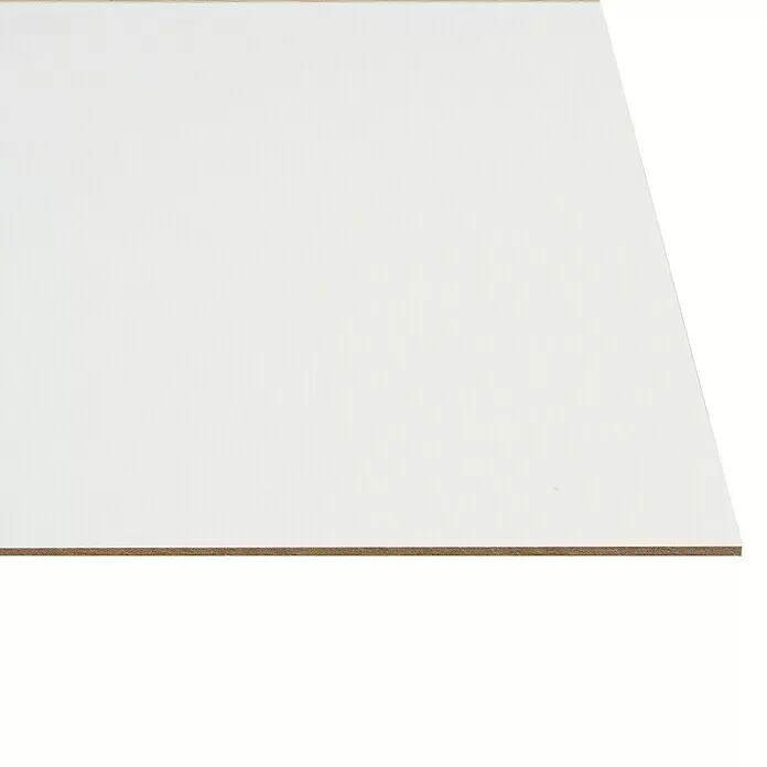 Hartfaserplatte Fixmaß - Weiß, L x B x S: 1.398 x 1.033 x 3 mm - Detailaufnahme
