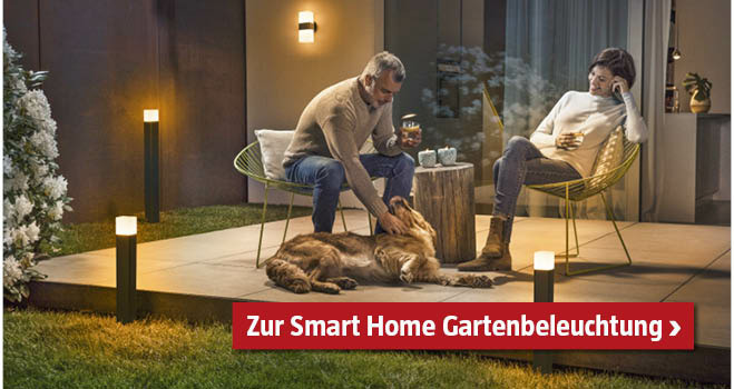 smarte Gartenbeleuchtung