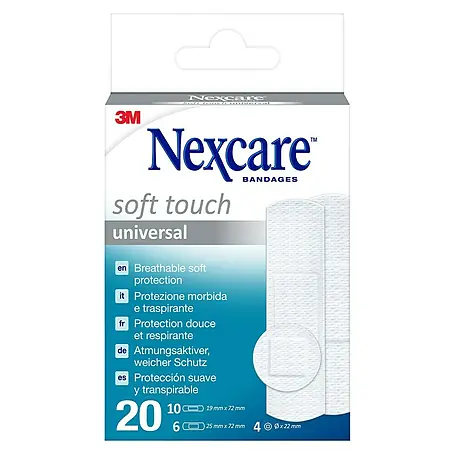3M  Juego de apósitos Soft touch universal