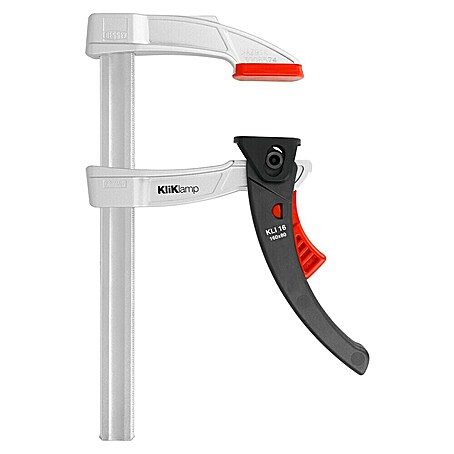 Bessey Hebelzwinge KliKlamp KLI 16 (Spannweite: 160 mm, Spannkraft: 1 200 N, Ausladung: 80 mm)