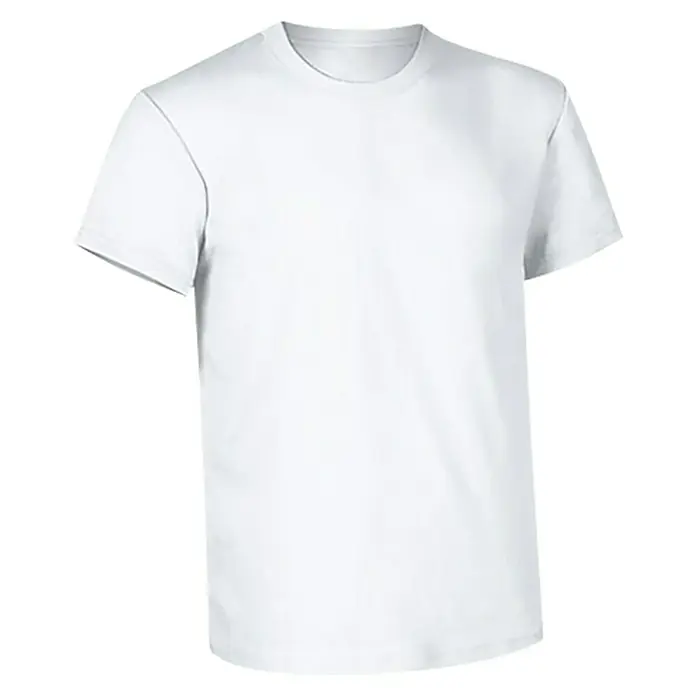 Camiseta Coolwork Basic - L, Blanco - Imagen de una camiseta blanca, una prenda de vestir diaria sencilla y versátil, perfecta para la personalización.