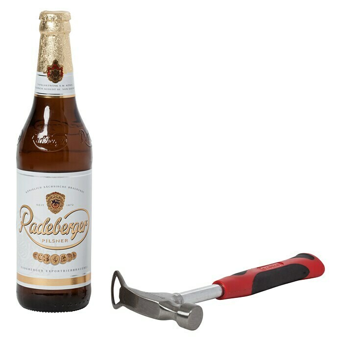 BAUHAUS Martillo con abrebotellas (235 g, Equipamiento: Abridor de botellas)