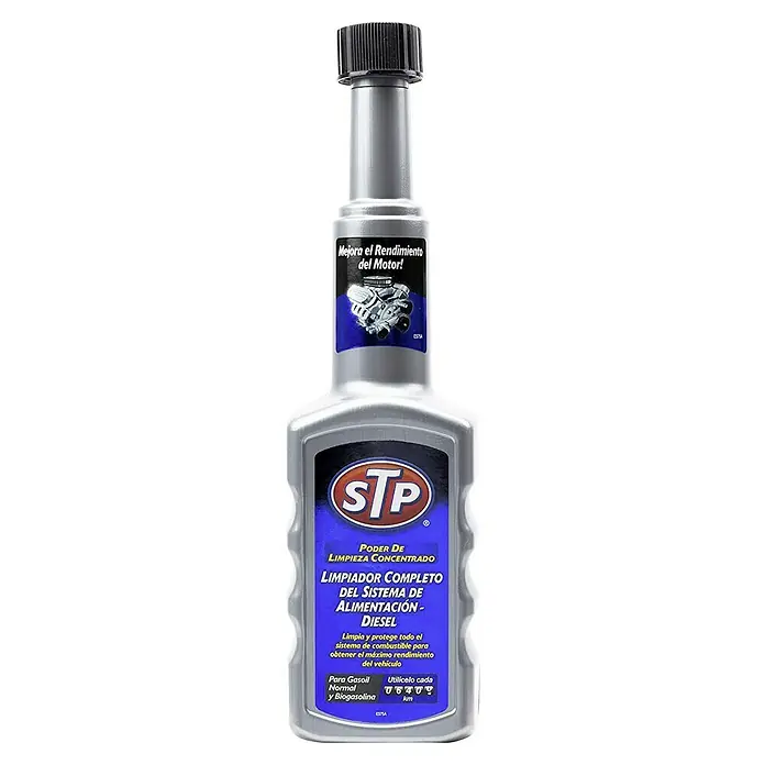 STP Limpiador de inyectores diésel - 200 ml, Específico para: Motores diésel y biodiesel - Limpiador completo del sistema de combustible STP para diésel. Limpia y protege todo el sistema para máximo rendimiento.