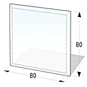 Lienbacher Glasbodenplatte (80 x 80 cm, Quadrat)