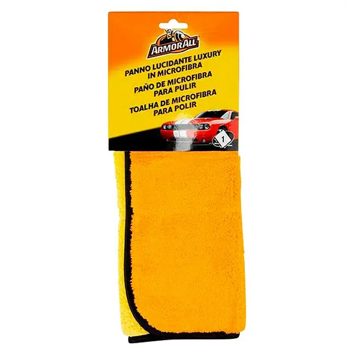 ArmorAll Paño de microfibra pulidora - 1 ud., Naranja - El paño de pulido de microfibra de lujo Armor All proporciona un gran cuidado del coche.