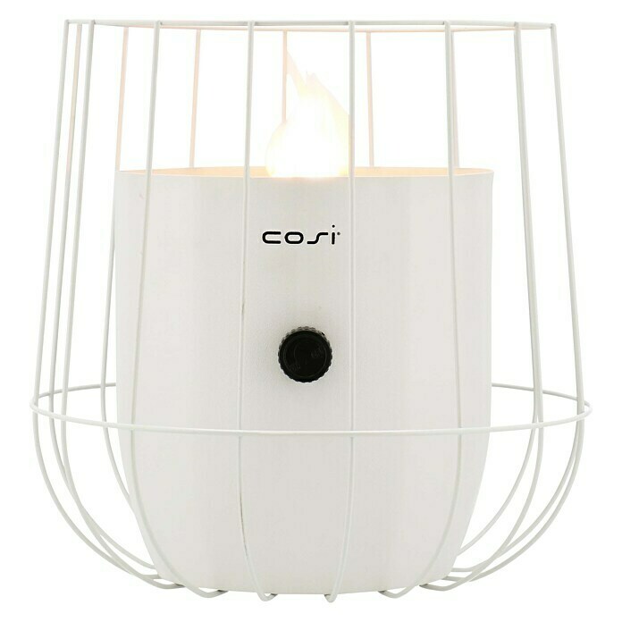 Gaslaterne Cosiscoop Basket (White, Ø x H: 31 x 30,6 cm) | BAUHAUS