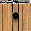 Linterna de gas Timber (Madera, Ø x Al: 18,5 x 30 cm, Redonda) | BAUHAUS
