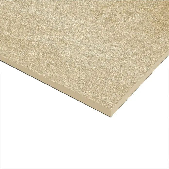 Atlas Concorde Solution Lane Feinsteinzeugfliese - 30 x 60 cm, Desert, Matt - Nahaufnahme einer sandfarbenen Bodenfliese mit dezenter Textur, ideal für moderne Innenräume.