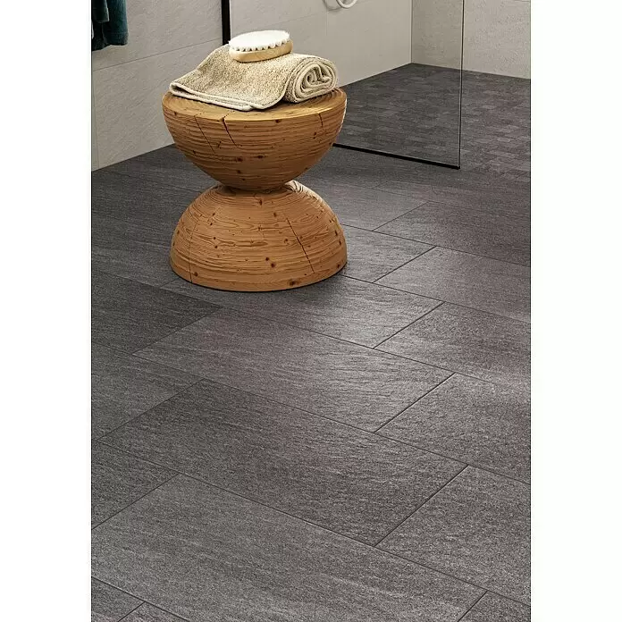 Atlas Concorde Solution Lane Feinsteinzeugfliese - 30 x 60 cm, Asphalt, Matt - Stimmungsaufnahme