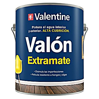 Valentine Pintura para paredes Valón Extramate (Blanco, 4 l, Mate)