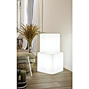 8 Seasons Design Shining LED-Solar-Dekoleuchte Cube (Weiß, L x B x H: 43 x 43 x 43 cm)